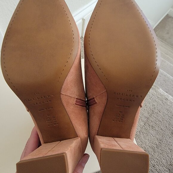 Sezane High Adele Boots Blush. - Size 36 - Picture 5 of 6